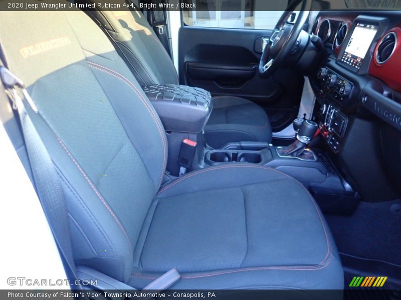 Bright White / Black 2020 Jeep Wrangler Unlimited Rubicon 4x4