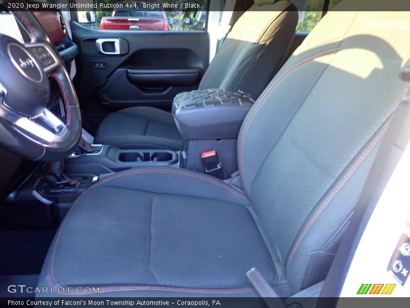 Bright White / Black 2020 Jeep Wrangler Unlimited Rubicon 4x4