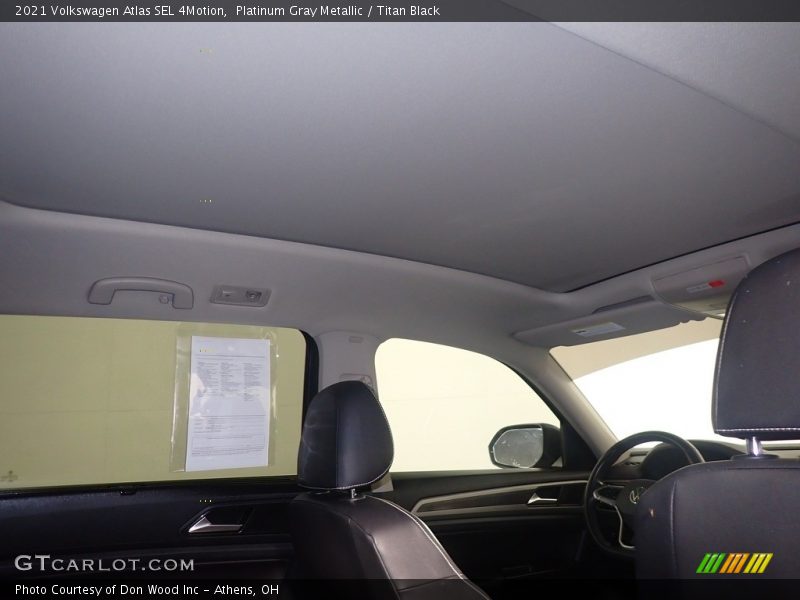Platinum Gray Metallic / Titan Black 2021 Volkswagen Atlas SEL 4Motion