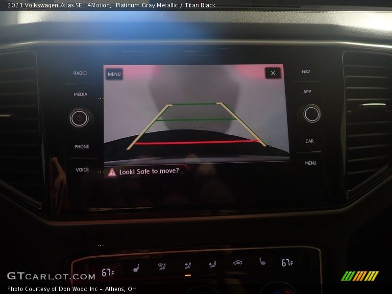 Platinum Gray Metallic / Titan Black 2021 Volkswagen Atlas SEL 4Motion