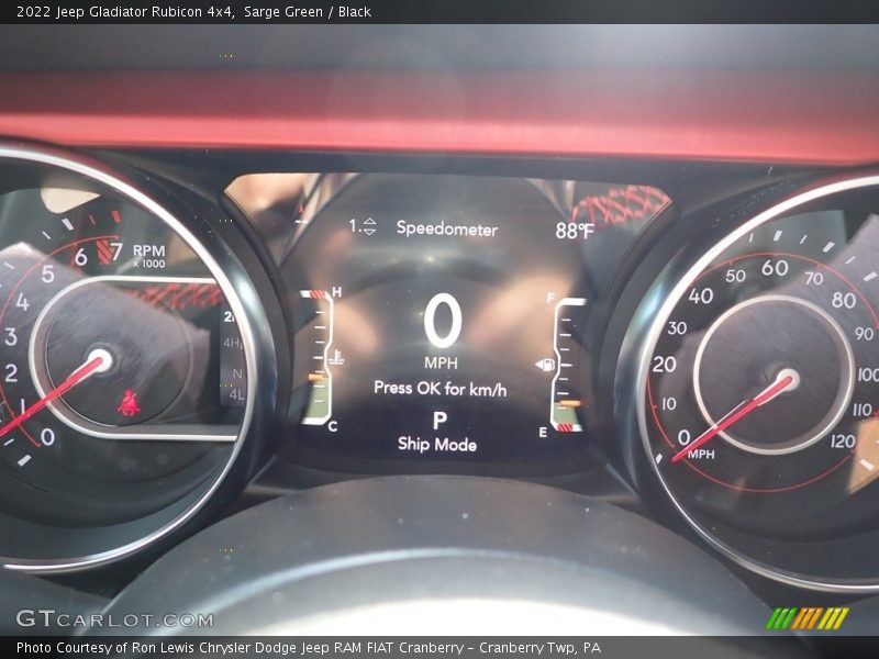 Sarge Green / Black 2022 Jeep Gladiator Rubicon 4x4