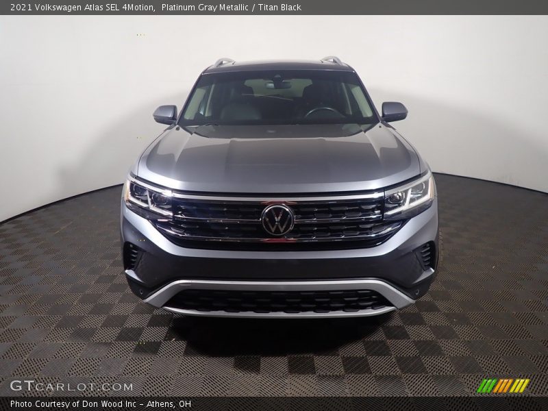 Platinum Gray Metallic / Titan Black 2021 Volkswagen Atlas SEL 4Motion