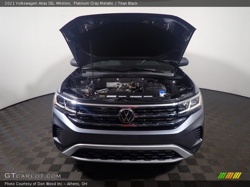Platinum Gray Metallic / Titan Black 2021 Volkswagen Atlas SEL 4Motion