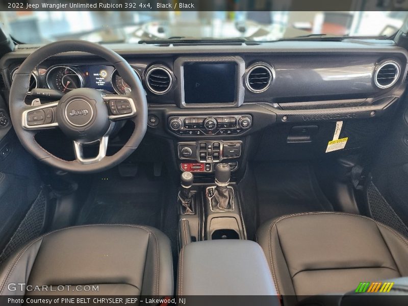 Dashboard of 2022 Wrangler Unlimited Rubicon 392 4x4