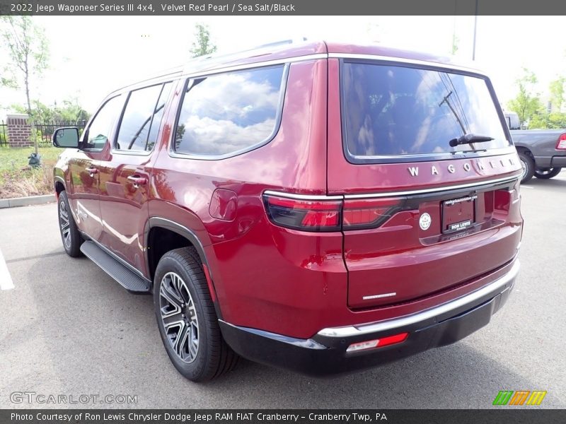 Velvet Red Pearl / Sea Salt/Black 2022 Jeep Wagoneer Series III 4x4