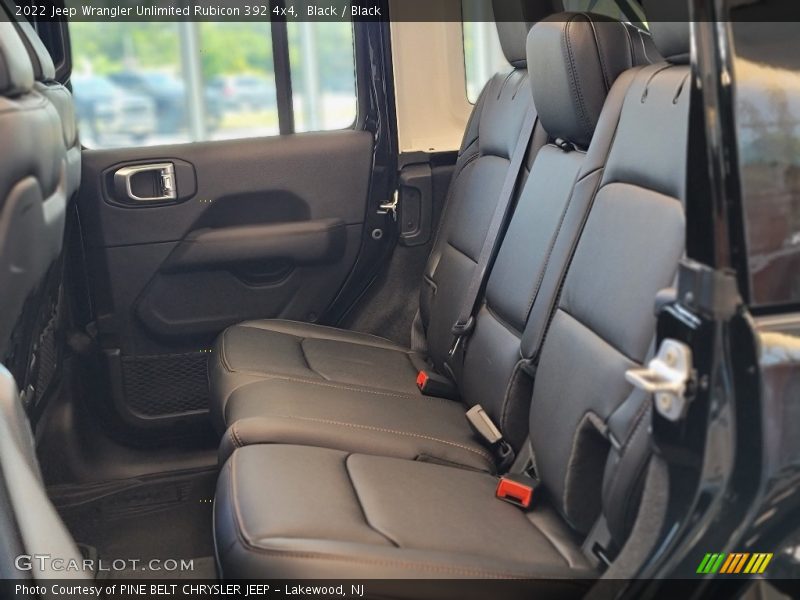 Rear Seat of 2022 Wrangler Unlimited Rubicon 392 4x4