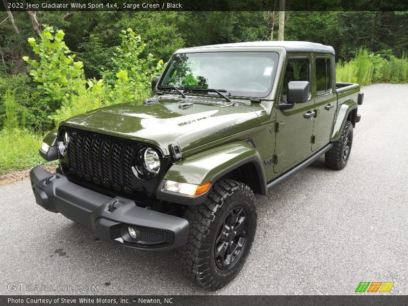 Sarge Green / Black 2022 Jeep Gladiator Willys Sport 4x4