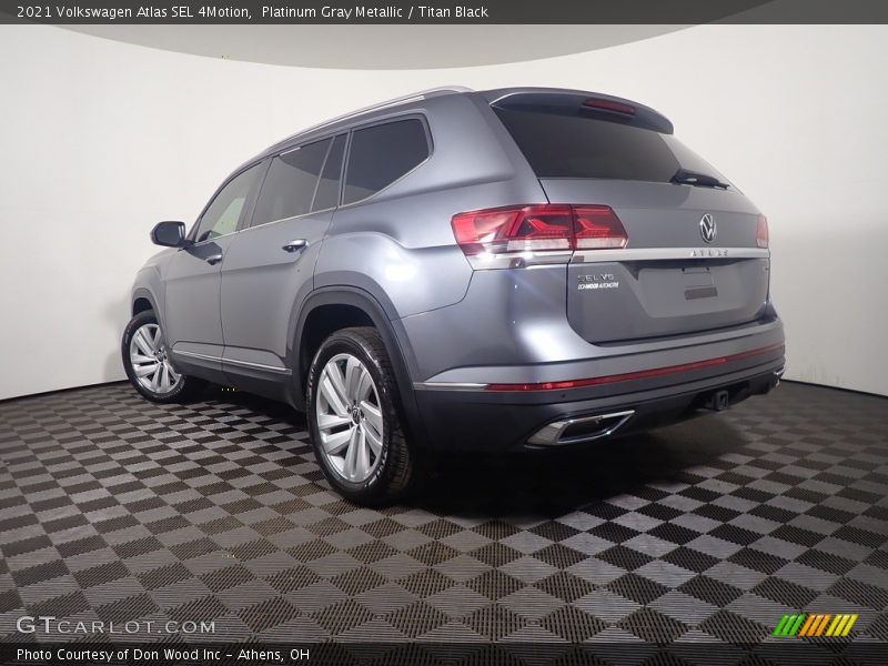 Platinum Gray Metallic / Titan Black 2021 Volkswagen Atlas SEL 4Motion