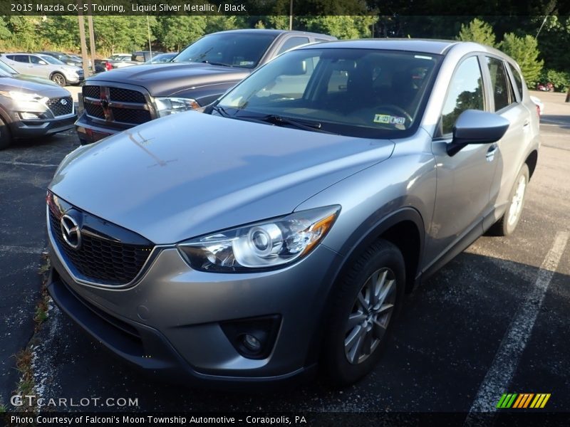 Liquid Silver Metallic / Black 2015 Mazda CX-5 Touring