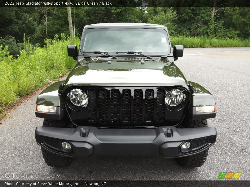 Sarge Green / Black 2022 Jeep Gladiator Willys Sport 4x4