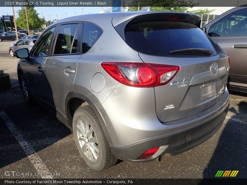 Liquid Silver Metallic / Black 2015 Mazda CX-5 Touring