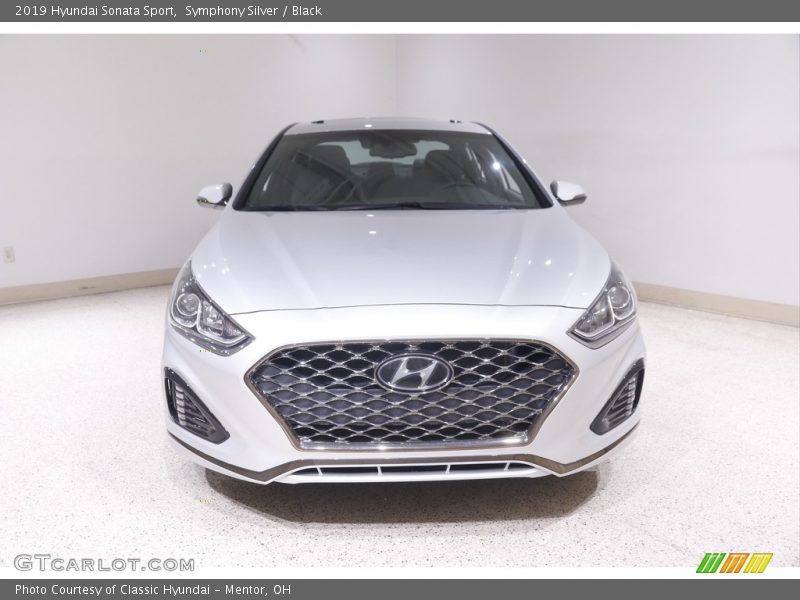 Symphony Silver / Black 2019 Hyundai Sonata Sport