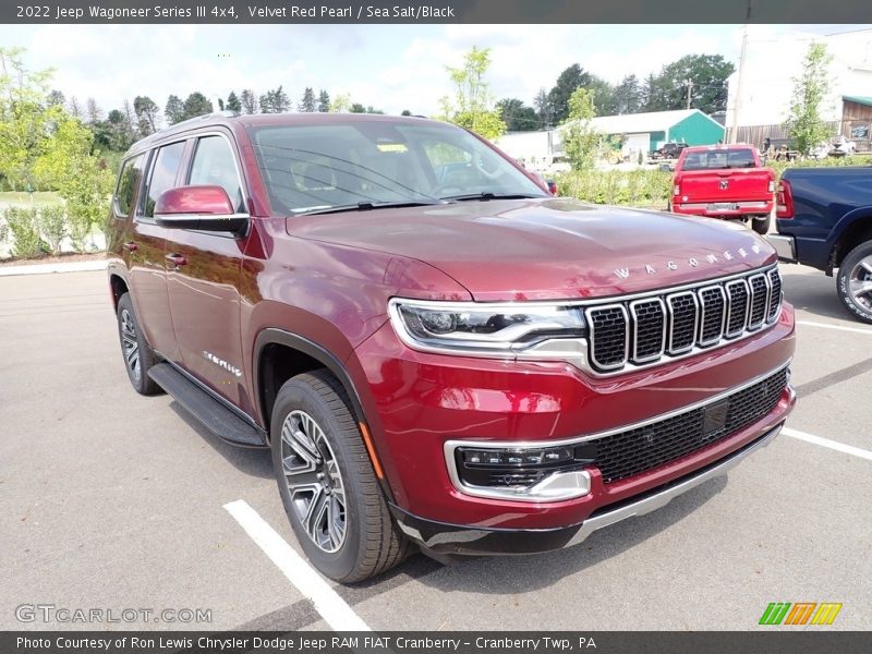 Velvet Red Pearl / Sea Salt/Black 2022 Jeep Wagoneer Series III 4x4