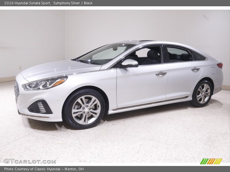 Symphony Silver / Black 2019 Hyundai Sonata Sport