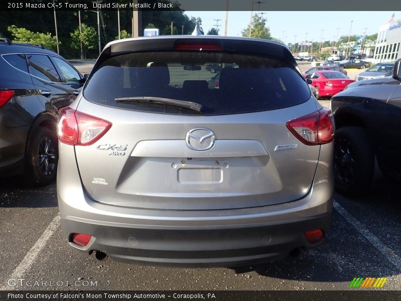 Liquid Silver Metallic / Black 2015 Mazda CX-5 Touring