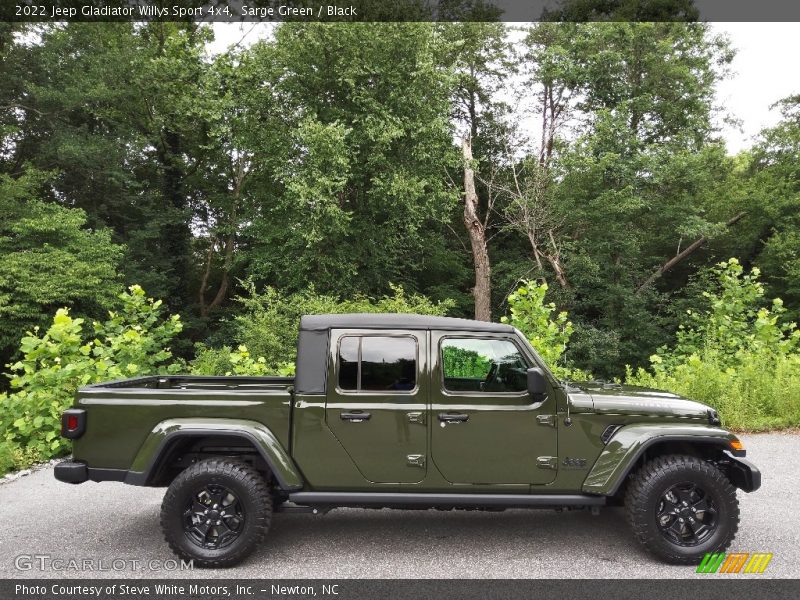 Sarge Green / Black 2022 Jeep Gladiator Willys Sport 4x4