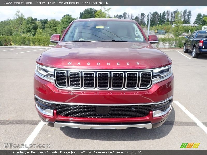 Velvet Red Pearl / Sea Salt/Black 2022 Jeep Wagoneer Series III 4x4