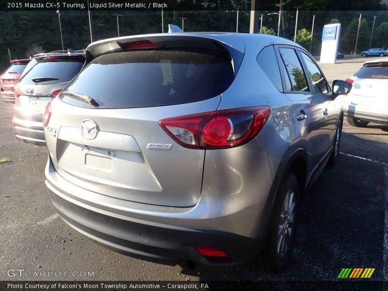 Liquid Silver Metallic / Black 2015 Mazda CX-5 Touring