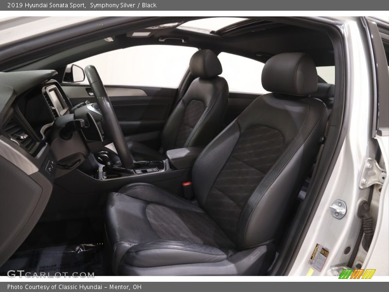 Symphony Silver / Black 2019 Hyundai Sonata Sport
