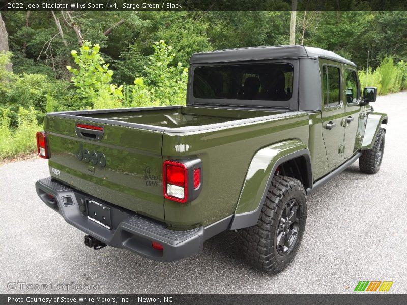 Sarge Green / Black 2022 Jeep Gladiator Willys Sport 4x4