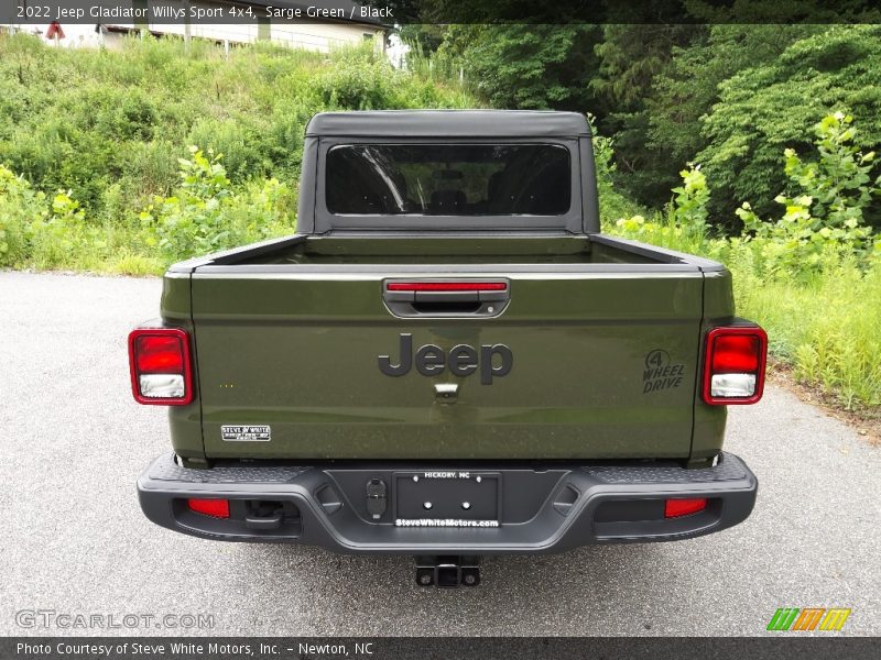 Sarge Green / Black 2022 Jeep Gladiator Willys Sport 4x4