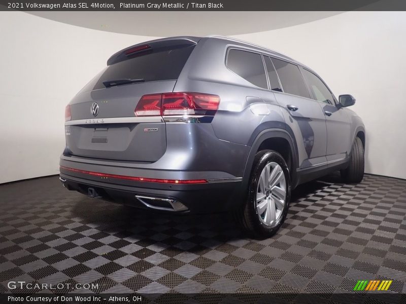 Platinum Gray Metallic / Titan Black 2021 Volkswagen Atlas SEL 4Motion