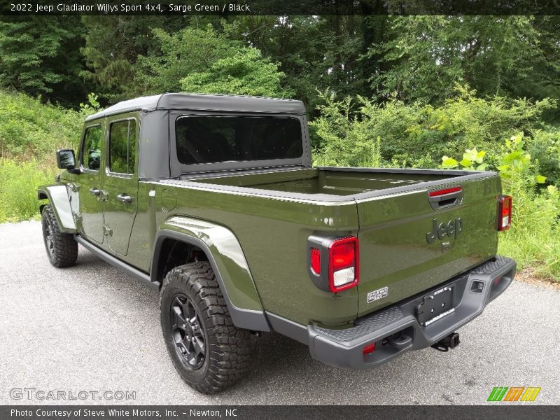 Sarge Green / Black 2022 Jeep Gladiator Willys Sport 4x4