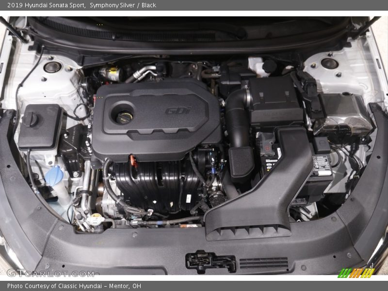 Symphony Silver / Black 2019 Hyundai Sonata Sport