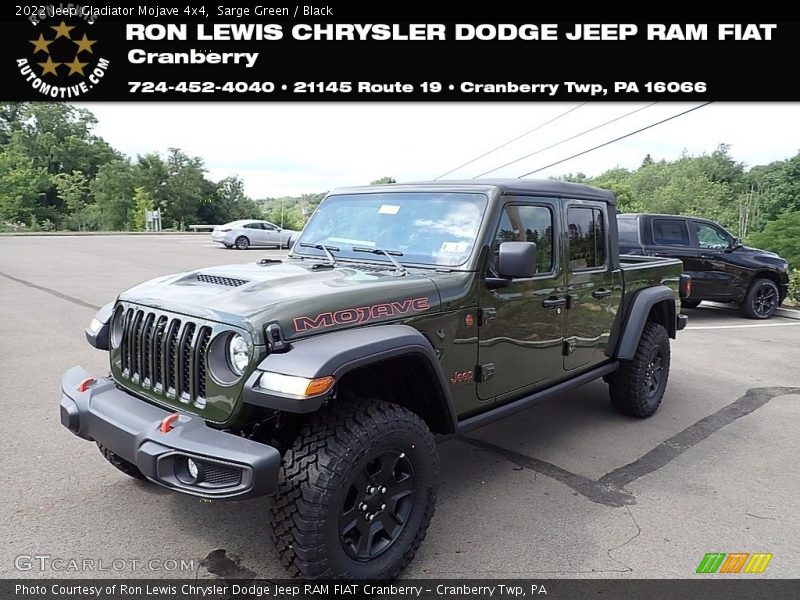 Sarge Green / Black 2022 Jeep Gladiator Mojave 4x4