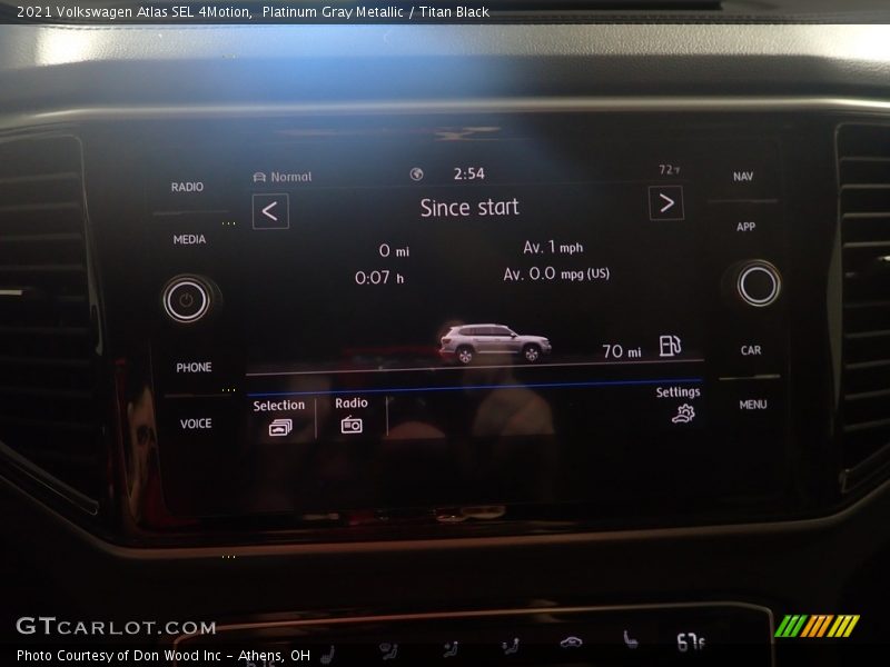 Platinum Gray Metallic / Titan Black 2021 Volkswagen Atlas SEL 4Motion
