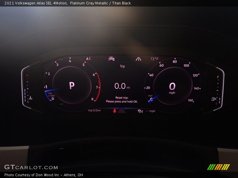 Platinum Gray Metallic / Titan Black 2021 Volkswagen Atlas SEL 4Motion