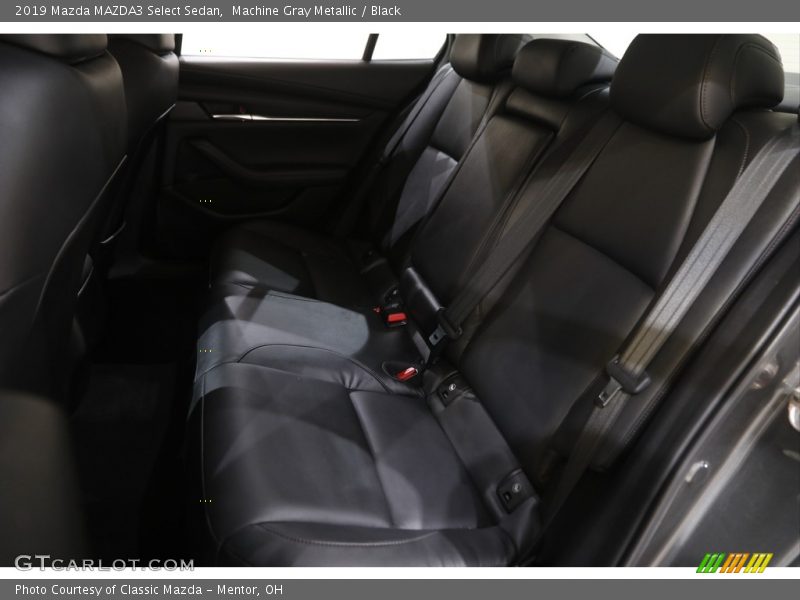 Machine Gray Metallic / Black 2019 Mazda MAZDA3 Select Sedan