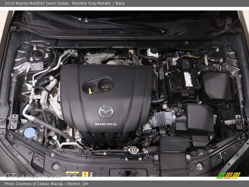  2019 MAZDA3 Select Sedan Engine - 2.5 Liter SKYACVTIV-G DI DOHC 16-Valve VVT 4 Cylinder
