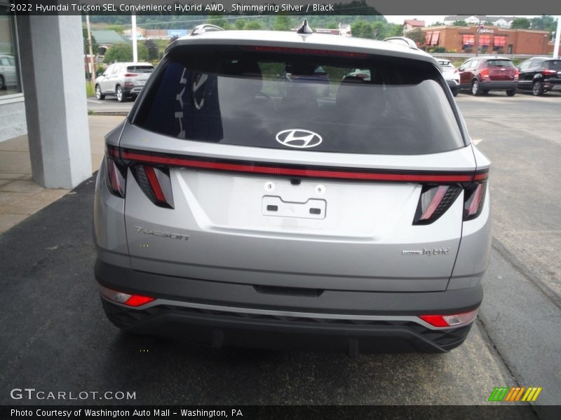 Shimmering Silver / Black 2022 Hyundai Tucson SEL Convienience Hybrid AWD