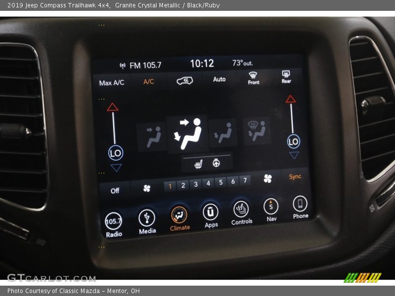 Granite Crystal Metallic / Black/Ruby 2019 Jeep Compass Trailhawk 4x4