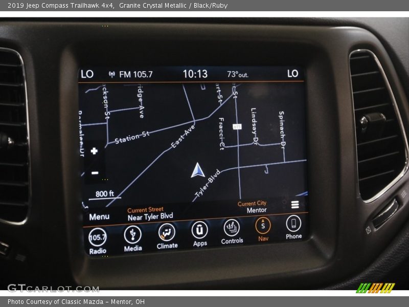 Granite Crystal Metallic / Black/Ruby 2019 Jeep Compass Trailhawk 4x4
