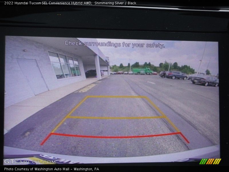 Shimmering Silver / Black 2022 Hyundai Tucson SEL Convienience Hybrid AWD