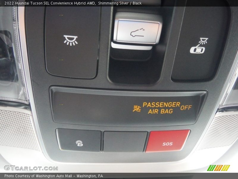 Shimmering Silver / Black 2022 Hyundai Tucson SEL Convienience Hybrid AWD