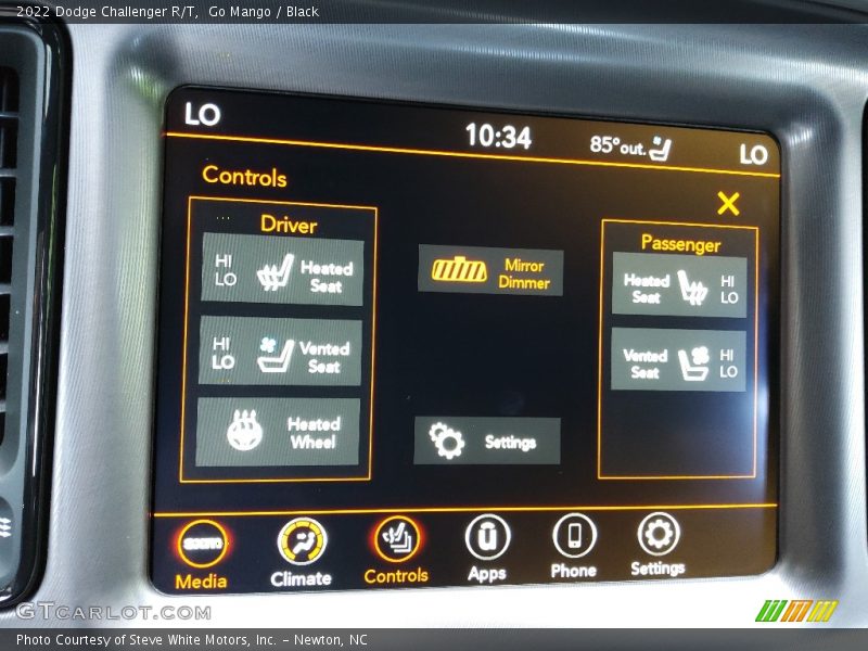 Go Mango / Black 2022 Dodge Challenger R/T