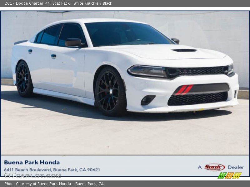 White Knuckle / Black 2017 Dodge Charger R/T Scat Pack