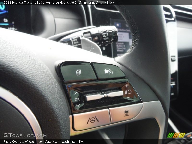 Shimmering Silver / Black 2022 Hyundai Tucson SEL Convienience Hybrid AWD