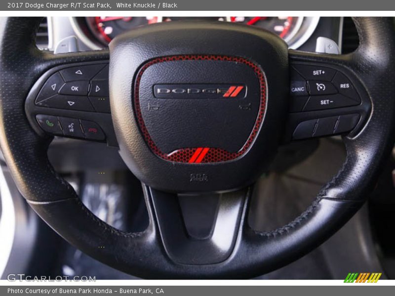 White Knuckle / Black 2017 Dodge Charger R/T Scat Pack