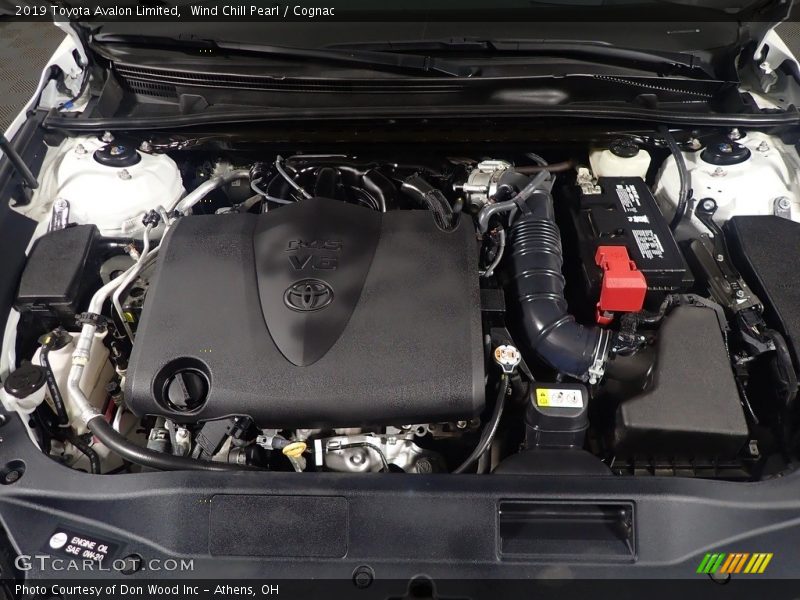 Wind Chill Pearl / Cognac 2019 Toyota Avalon Limited