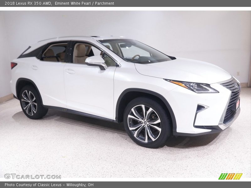 Eminent White Pearl / Parchment 2018 Lexus RX 350 AWD