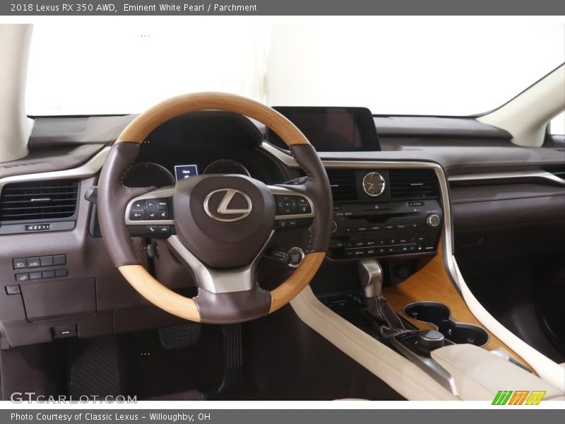 Eminent White Pearl / Parchment 2018 Lexus RX 350 AWD