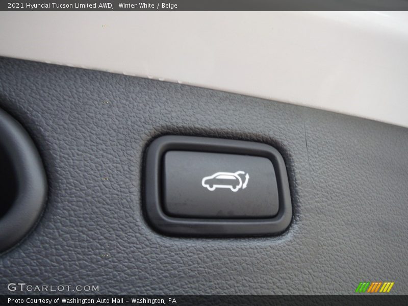 Winter White / Beige 2021 Hyundai Tucson Limited AWD