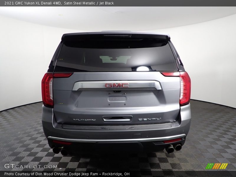 Satin Steel Metallic / Jet Black 2021 GMC Yukon XL Denali 4WD