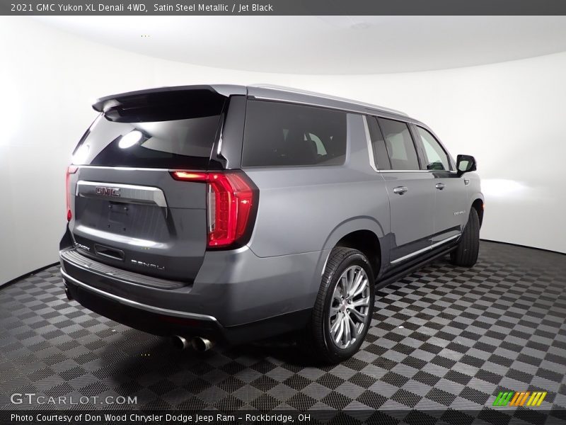 Satin Steel Metallic / Jet Black 2021 GMC Yukon XL Denali 4WD