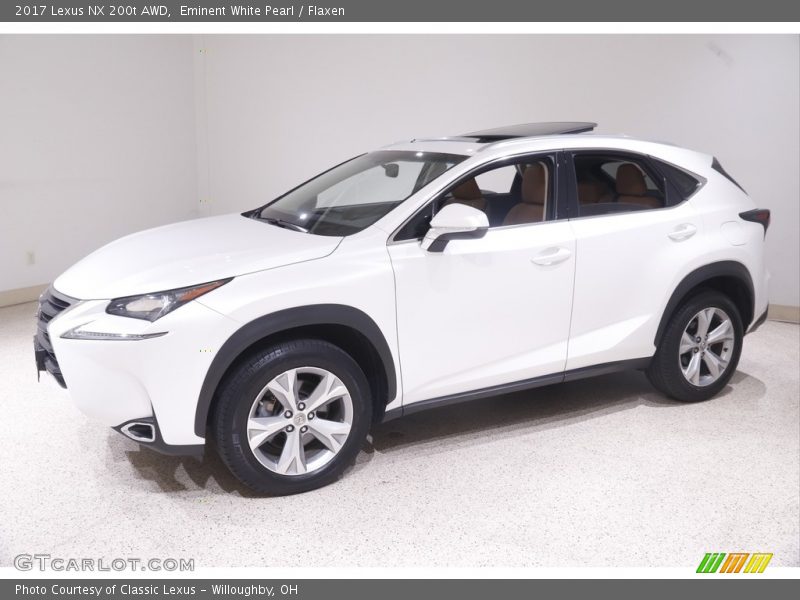 Eminent White Pearl / Flaxen 2017 Lexus NX 200t AWD