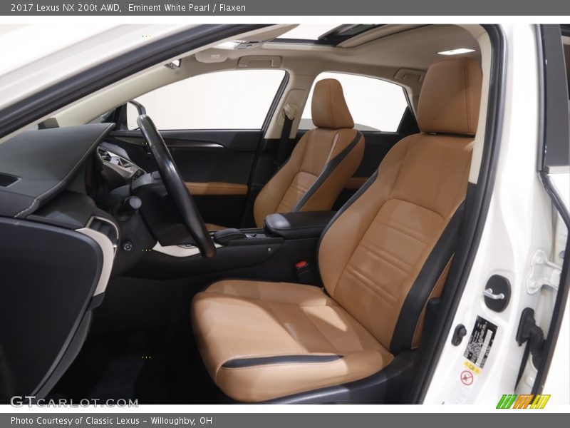 Eminent White Pearl / Flaxen 2017 Lexus NX 200t AWD